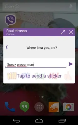 Viber android App screenshot 2